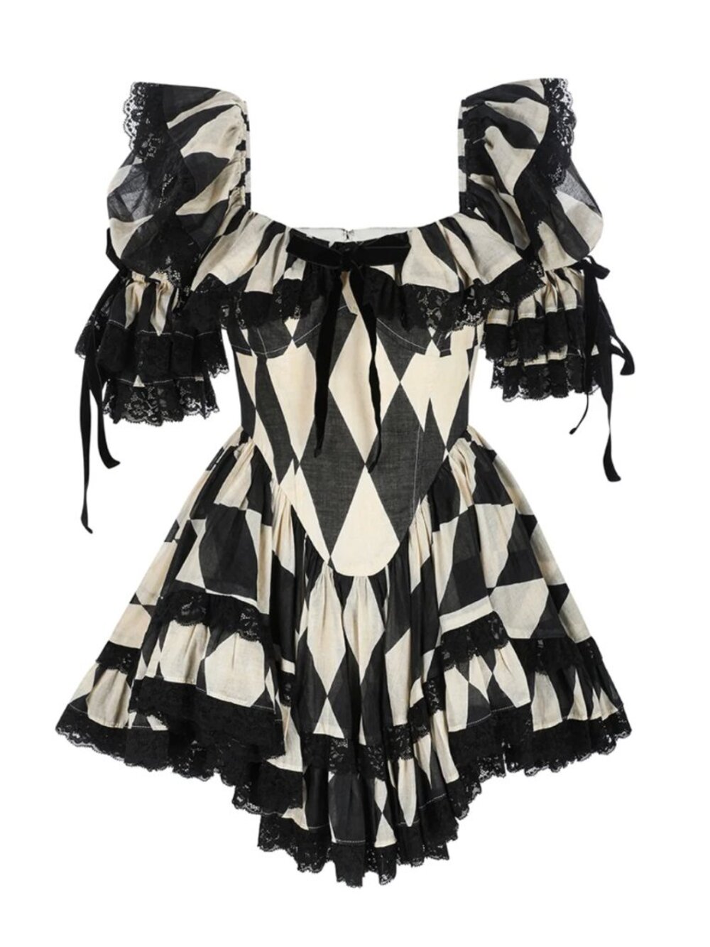 Selkie The Harlequin Casino Mini Dress Small